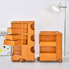 ArtissIn Bedside Table Side Tables Nightstand Organizer Replica Boby Trolley 3Tier Orange