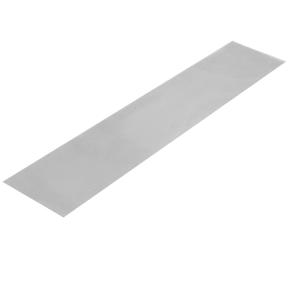 30-Piece Silver Aluminum Leaf Mesh Gutter Protection System