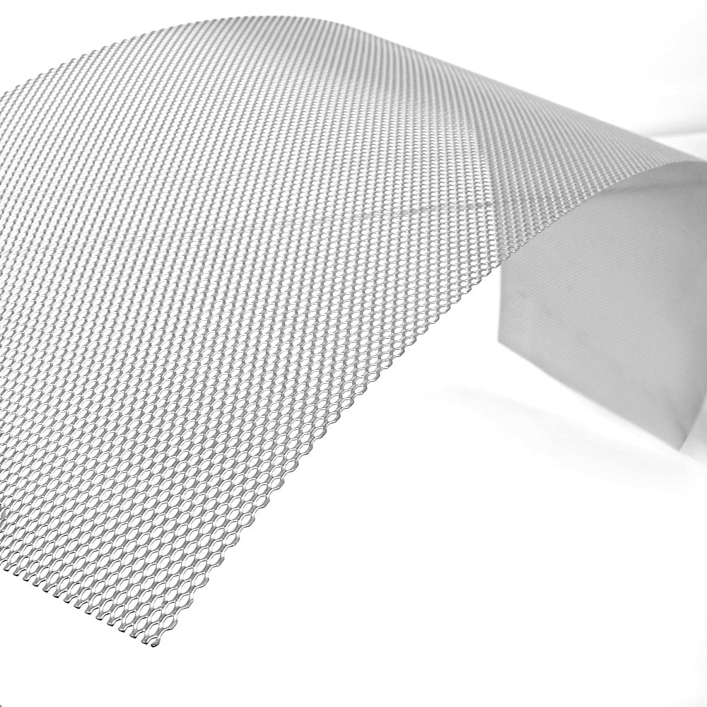 30-Piece Silver Aluminum Leaf Mesh Gutter Protection System