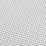 30-Piece Silver Aluminum Leaf Mesh Gutter Protection System - Close-Up Angle