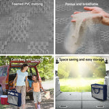 Weisshorn 4M x 2.5M Heavy-Duty Caravan Annex Matting - UV Treated, Non-Slip, Portable Floor Mats - 45-Degree Angle