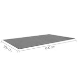 Weisshorn 6M x 2.5M Heavy-Duty Camping & Caravan Floor Mat - UV Treated, Non-Slip, Mould Resistant - Side View