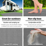 Weisshorn 6M x 2.5M Camping Annex Mat - Grey - 45-Degree Angle