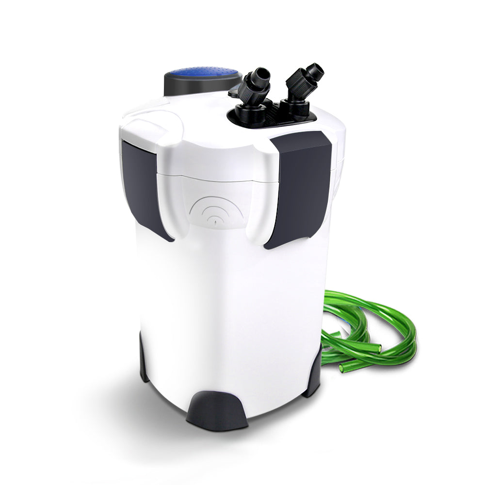 High-Performance UV External Canister Filter for Aquariums - 1850L/H with Complete Media Kit