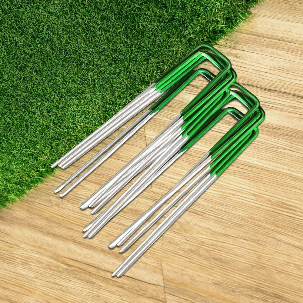200 High-Strength Galvanized Steel Turf Anchoring Pins