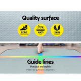 Everfit Inflatable Tumbling Mat - 3M Air Track for Gymnastics, Cheerleading & Martial Arts - Top-Down View