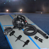 500W Portable Electric Air Pump for Inflatable Gym Mats and Equipment - Close-Up Angle