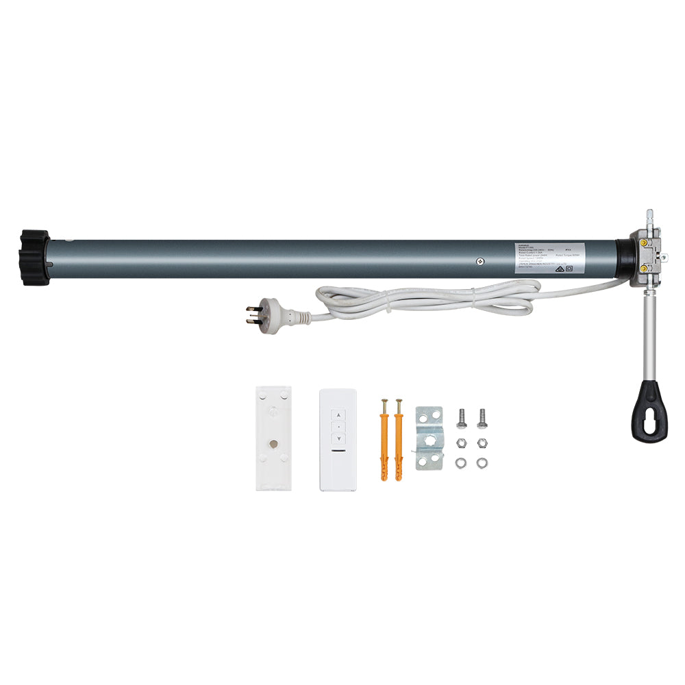 Instahut 240V Remote-Control Replacement Motor for 40NM Folding Arm Awning System