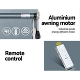Instahut 240V Remote-Control Replacement Motor for 40NM Folding Arm Awning System - Top-Down View