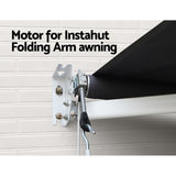 Instahut 240V Remote-Control Replacement Motor for 40NM Folding Arm Awning System - 45-Degree Angle