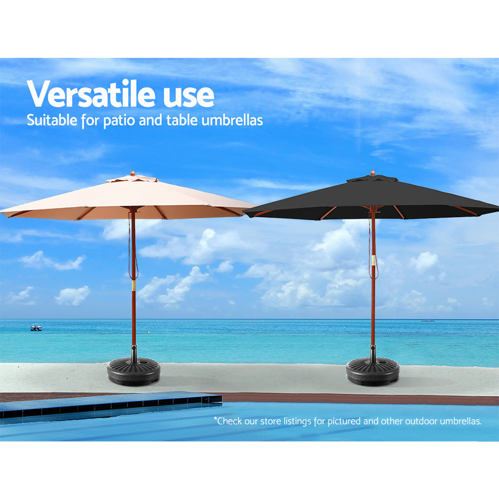Heavy-Duty Outdoor Umbrella Base Pod for Patio with Sand/Water Fill Option