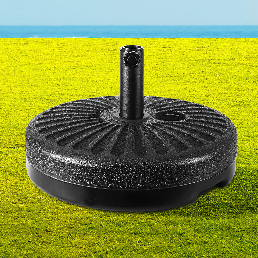 Heavy-Duty Outdoor Umbrella Base Pod for Patio with Sand/Water Fill Option
