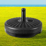 Heavy-Duty Outdoor Umbrella Base Pod for Patio with Sand/Water Fill Option