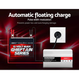 12V 20 Amp Smart Battery Charger for Cars, ATVs, Boats, and Motorcycles - Rear View