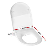 Cefito White Non-Electric Bidet Toilet Seat for Enhanced Hygiene - Front View