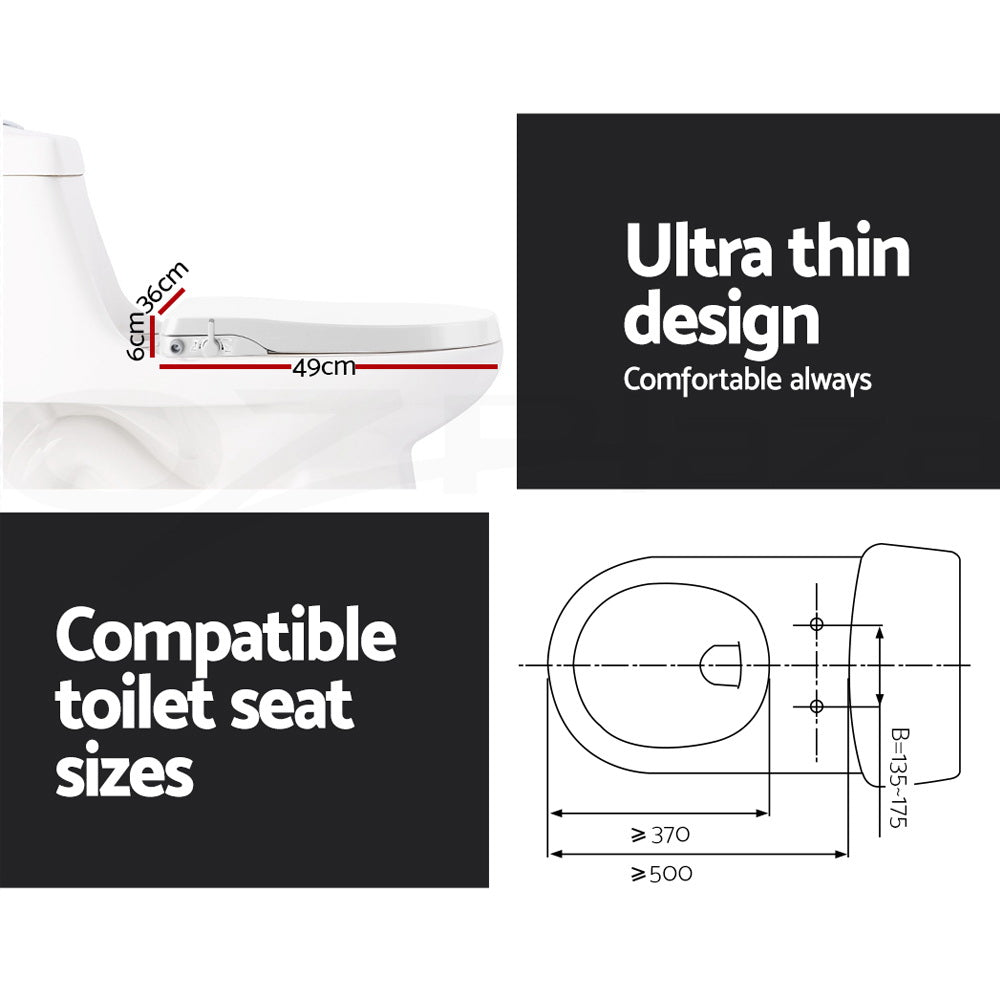 Cefito White Non-Electric Bidet Toilet Seat for Enhanced Hygiene
