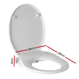 Cefito Adjustable Manual Bidet Toilet Seat with Self-Cleaning Nozzles - Front View
