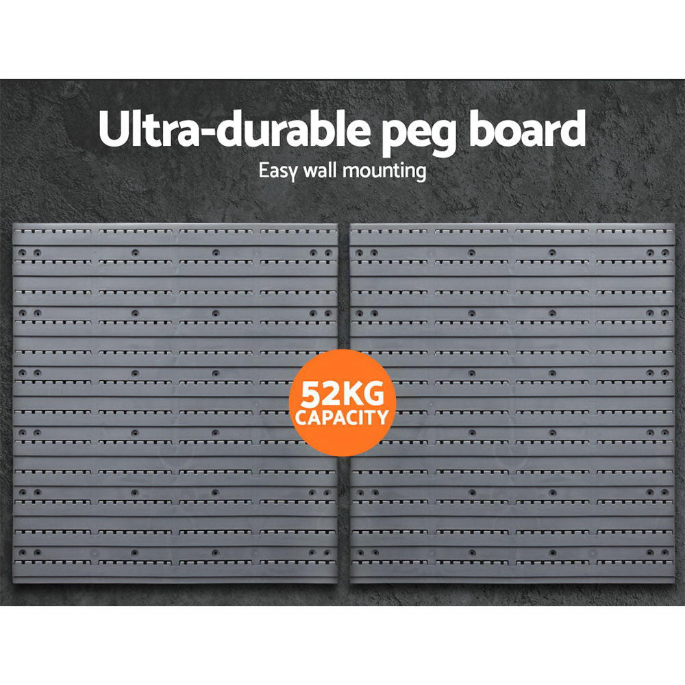 Wall-Mounted 44-Bin Storage Organizer Rack by Giantz