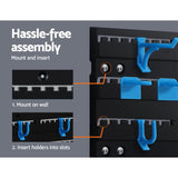 Giantz Tool Organizer Rack with Peg Boards and Removable Holders for Garage Storage - Rear View