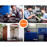 Versatile 48-Bin Wall-Mounted Storage Organizer for Tools and Accessories - Rear View