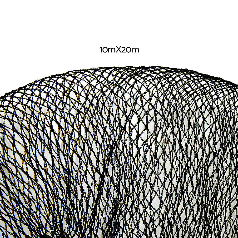 Heavy-Duty Black Nylon Bird Netting - 10m x 20m Anti-Bird Solution