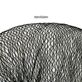 Heavy-Duty Black Nylon Bird Netting - 10m x 20m Anti-Bird Solution - Front View