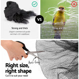 Heavy-Duty 10x30m Instahut Bird Netting - Ultimate Pest Protection for Your Fruit Trees - Close-Up Angle