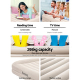 Bestway Queen Size Inflatable Air Mattress with Built-in Pump for Camping and Home Use - 45-Degree Angle