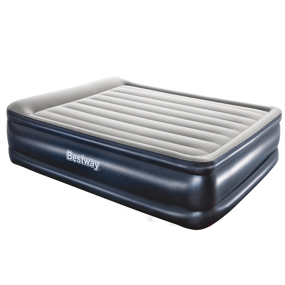 Bestway Queen Size Inflatable Air Mattress with Built-in Pump and Carry Bag