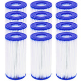 Bestway 12-Pack Replacement Filter Cartridge for 1500 GPH Above Ground Pool Pumps
