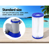 Bestway 12-Pack Replacement Filter Cartridge for 1500 GPH Above Ground Pool Pumps - Close-Up Angle
