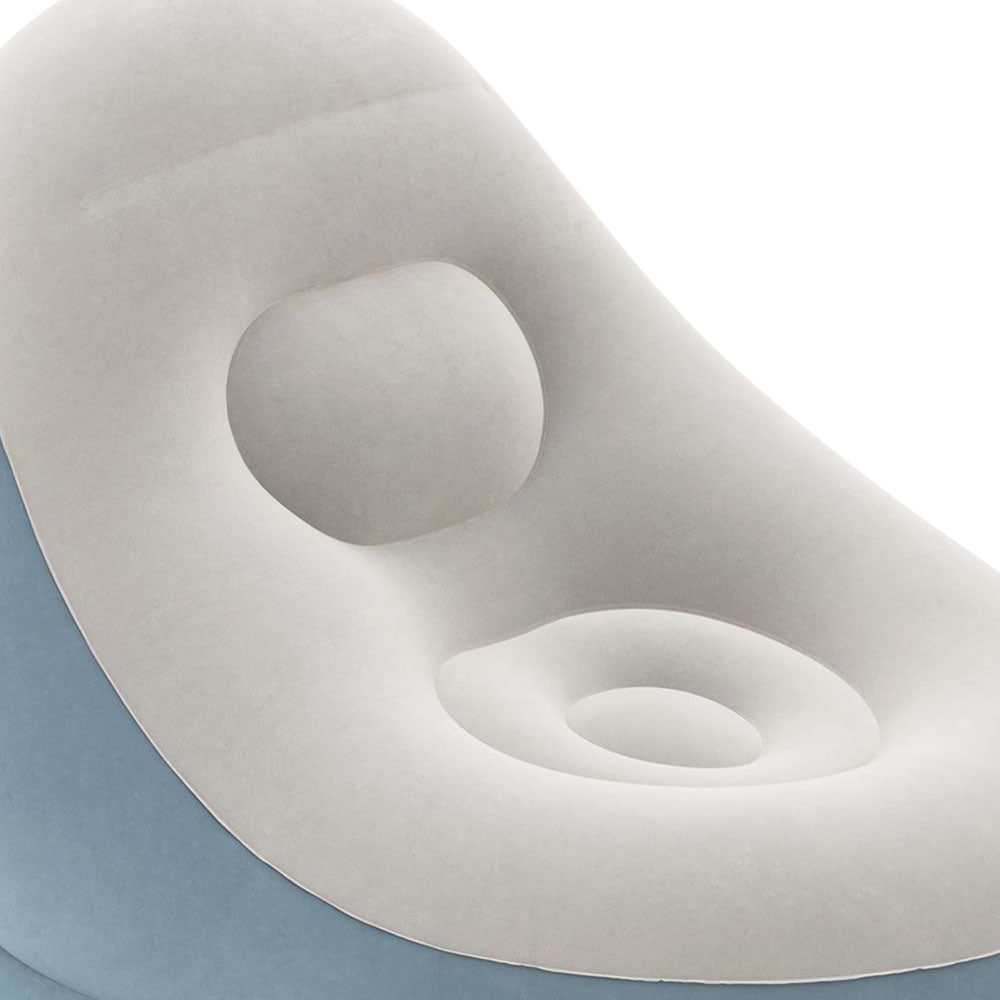 Bestway Inflatable Lounge Chair with Footrest - Comfortable Blow-Up Sofa for Home & Outdoors
