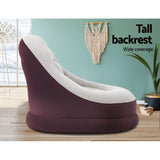 Bestway Inflatable Lounge Chair with Footrest - Comfortable Blow-Up Sofa for Home & Outdoors - 45-Degree Angle
