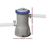 Bestway 2006L/H Above-Ground Pool Filter Pump and Cleaner - Front View