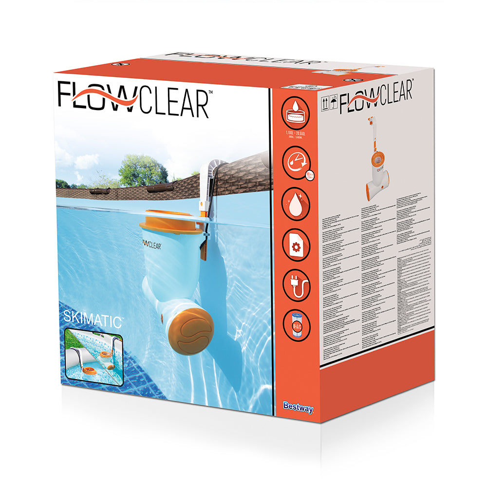 Bestway Skimatic Filter Pump and Skimmer Combo for Effortless Pool Cleaning - 2,574L/H