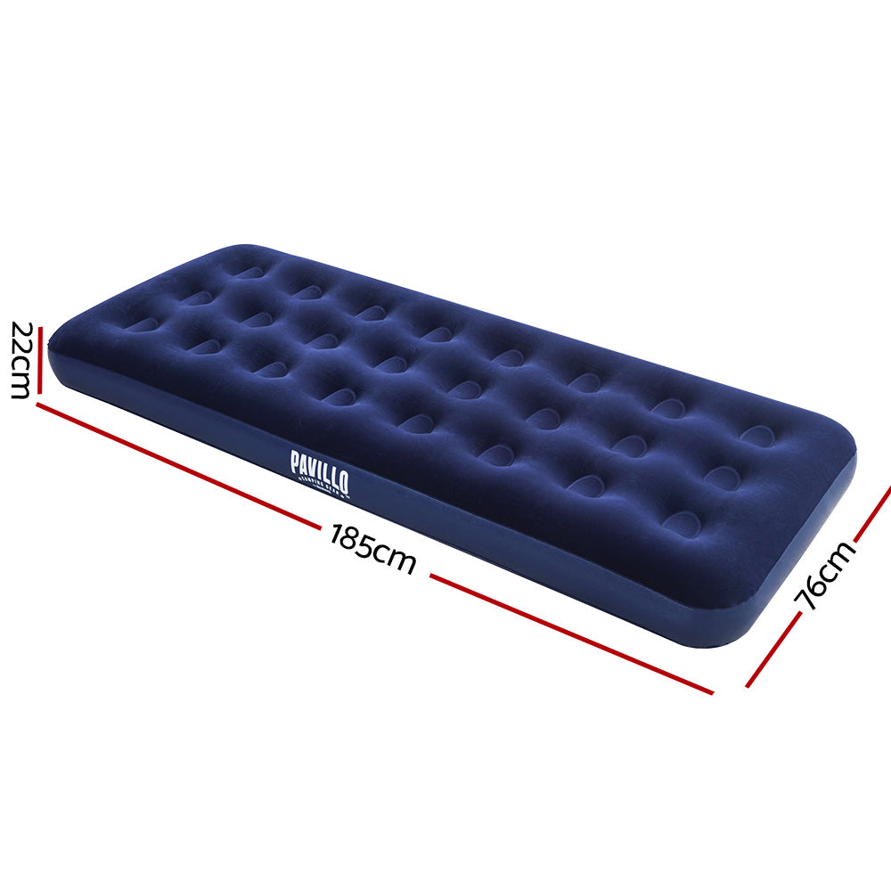 Bestway Single Air Mattress - Quick Inflate & Comfortable for Camping