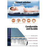 Bestway Single Air Mattress - Quick Inflate & Comfortable for Camping - 45-Degree Angle