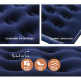 Bestway Single Air Mattress - Quick Inflate & Comfortable for Camping - Rear View