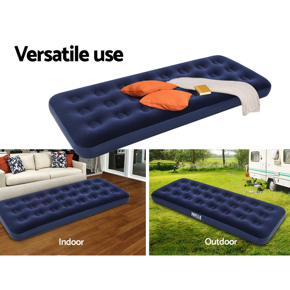 Bestway Single Air Mattress - Quick Inflate & Comfortable for Camping