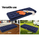 Bestway Single Air Mattress - Quick Inflate & Comfortable for Camping - Close-Up Angle