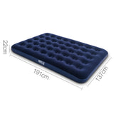 Bestway Navy Twin Double Inflatable Air Bed - Durable and Comfortable - Front View
