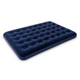 Bestway Navy Twin Double Inflatable Air Bed - Durable and Comfortable - Side View