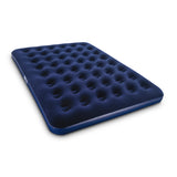 Bestway Durable Queen Size Inflatable Air Mattress - Navy Blue - Top-Down View