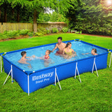 Durable Bestway Steel Pro™ Above Ground Pool – 4M Heavy Duty Frame - Low Angle