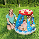 Bestway Sweet Treats Splash Pool with Lollipop Shade for Kids - Close-Up Angle