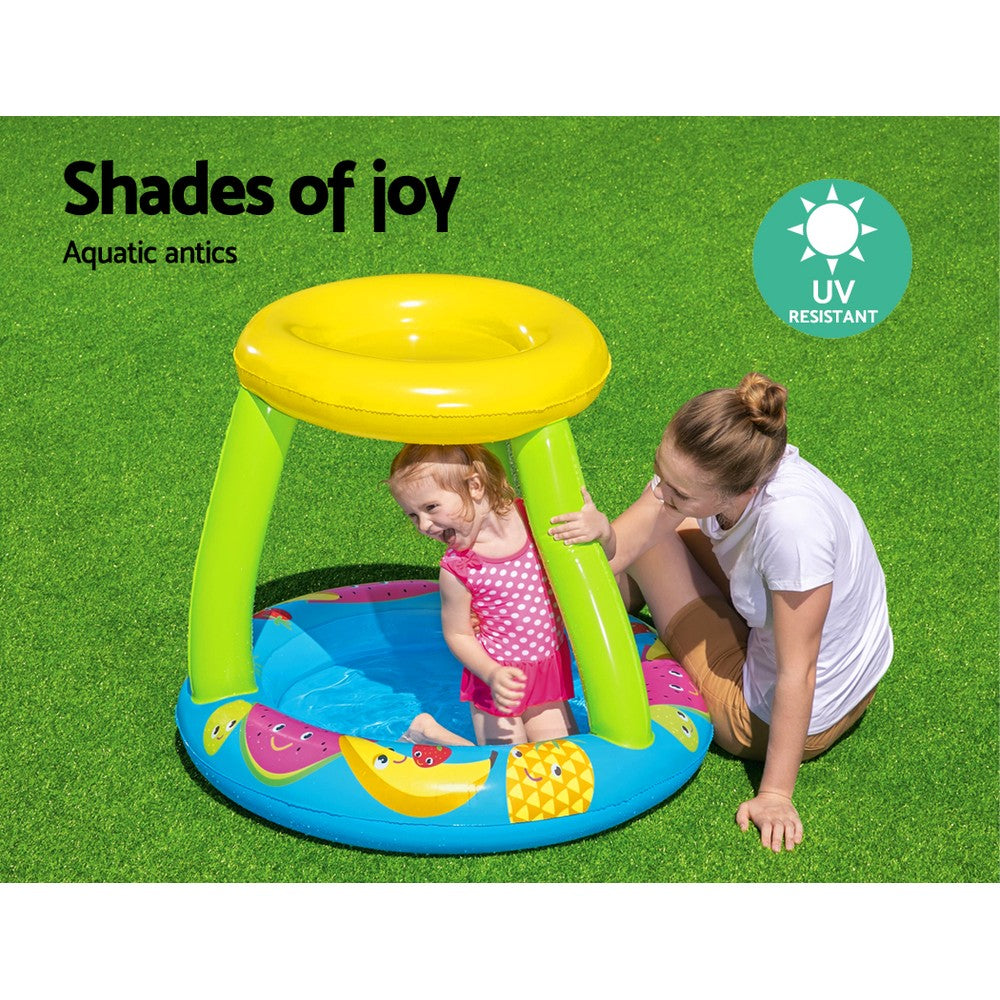 Bestway Family Inflatable Pool with Detachable Sunshade for Kids