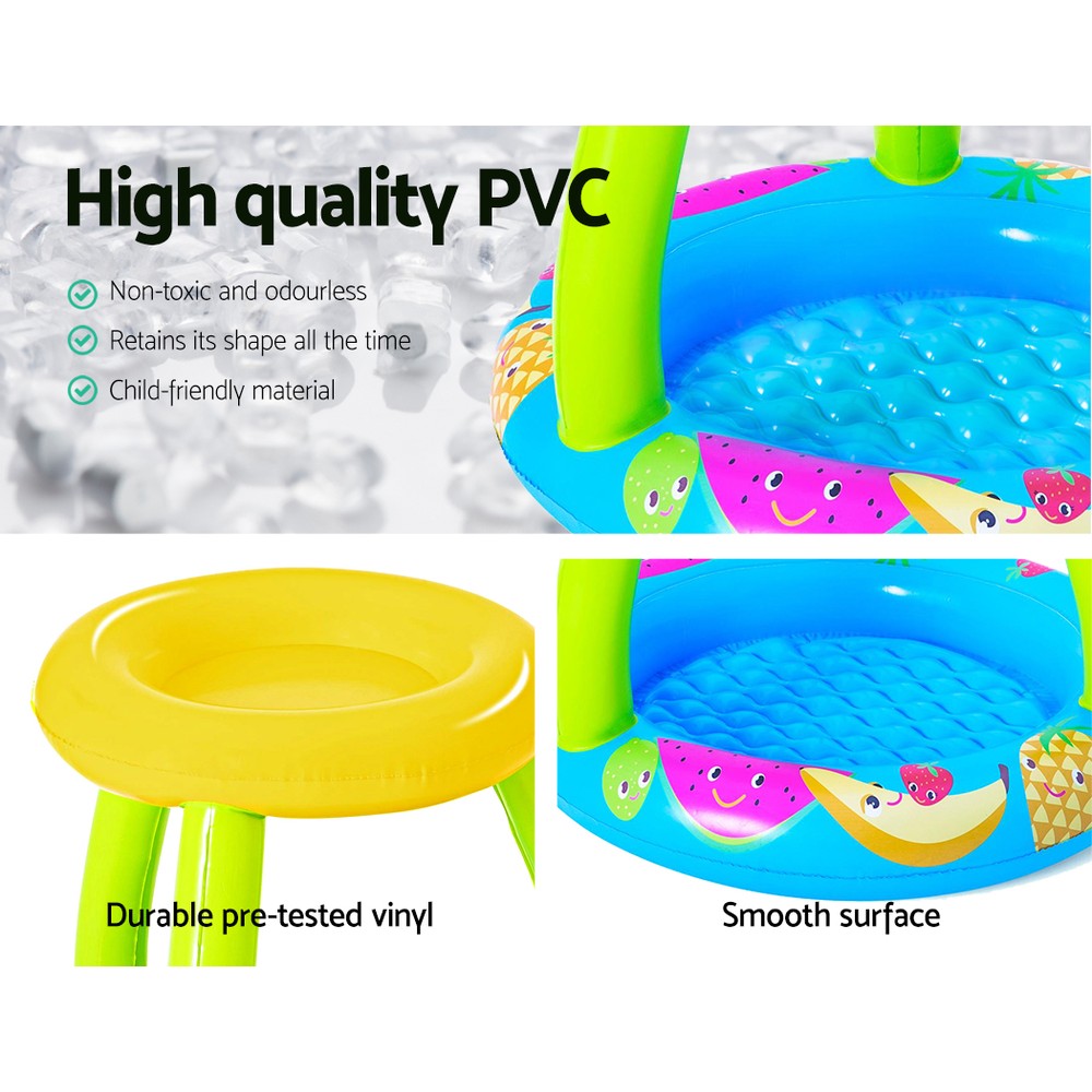Bestway Family Inflatable Pool with Detachable Sunshade for Kids