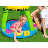 Bestway Family Inflatable Pool with Detachable Sunshade for Kids - Rear View