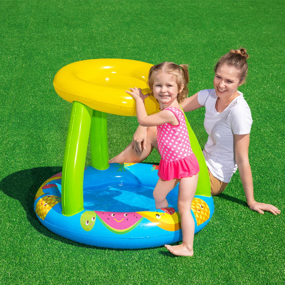 Bestway Family Inflatable Pool with Detachable Sunshade for Kids