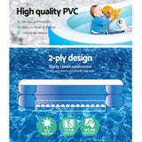Bestway Inflatable Family Fun Pool for Kids - 2.62m x 1.57m x 46cm - 45-Degree Angle